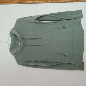 xs green hoodie barely worn!!